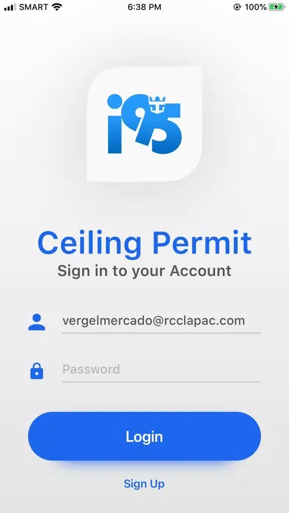 i95 Ceiling Permit Log Screenshots