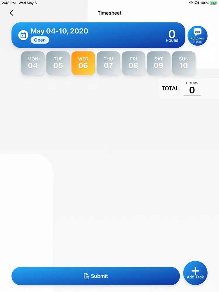 Capturas de pantalla de i95 Time Card iPad 