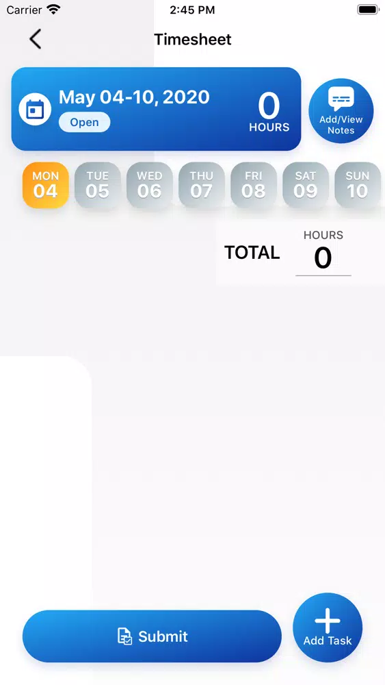 Capturas de pantalla de i95 Time Card