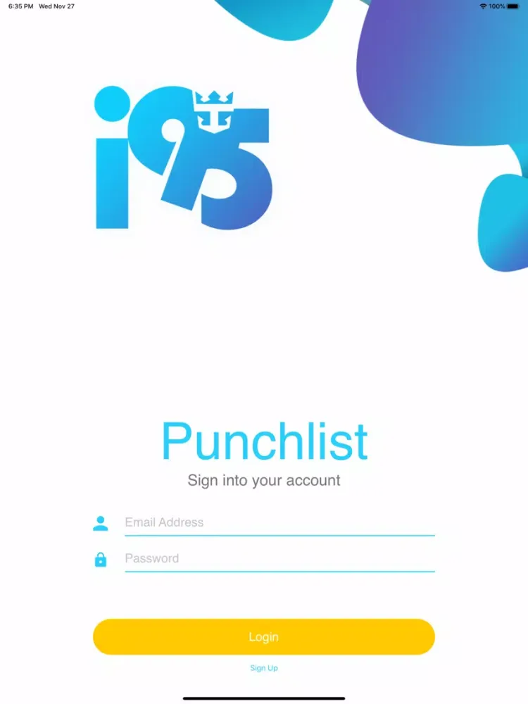 i95 Punch List iPad  स्क्रीनशॉट