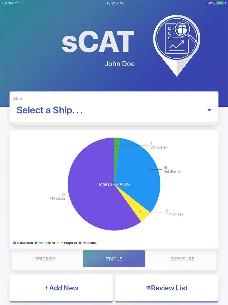 i95 sCAT iPad  Screenshots