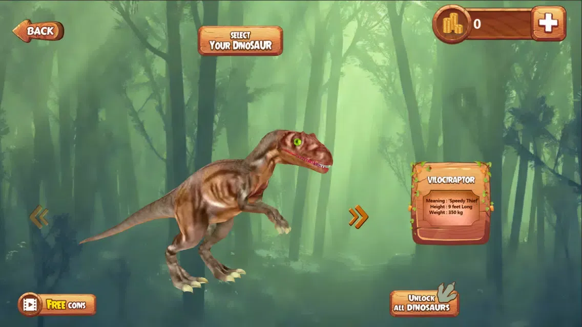 Zrzuty ekranu Dinosaur Hunter 2018