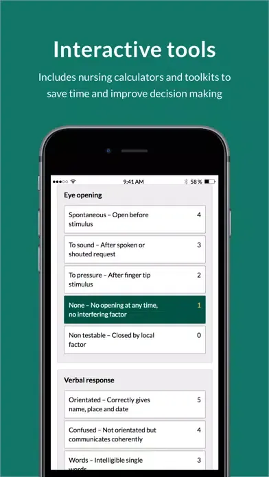 RCNi Decision Support Screenshots