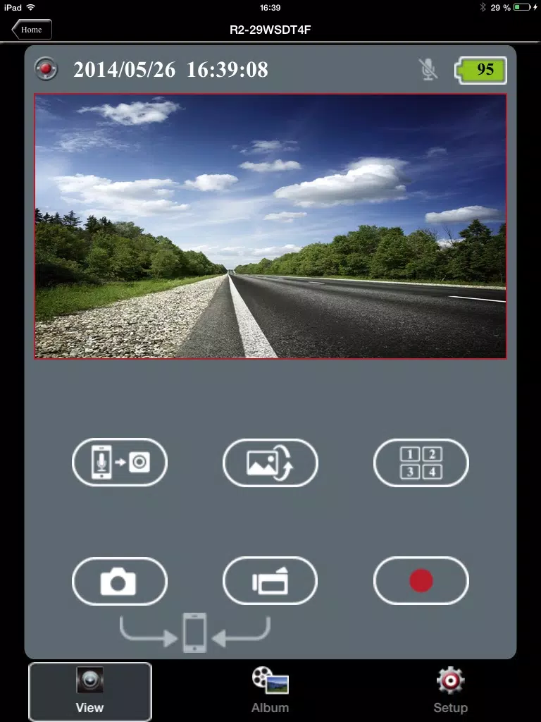 Rollei CarDVR 200/210 WiFi iPad 應用截圖