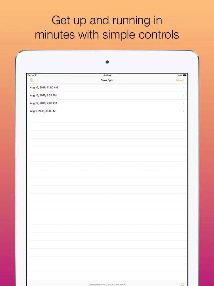Glow Spot iPad  سکرین شاٹس