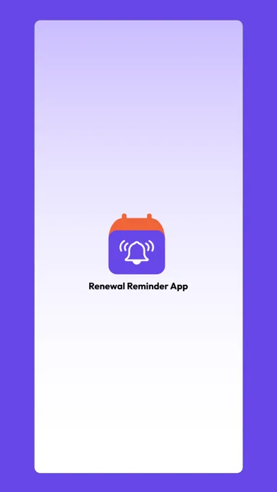 Ảnh chụp màn hình của Renewal Reminder App