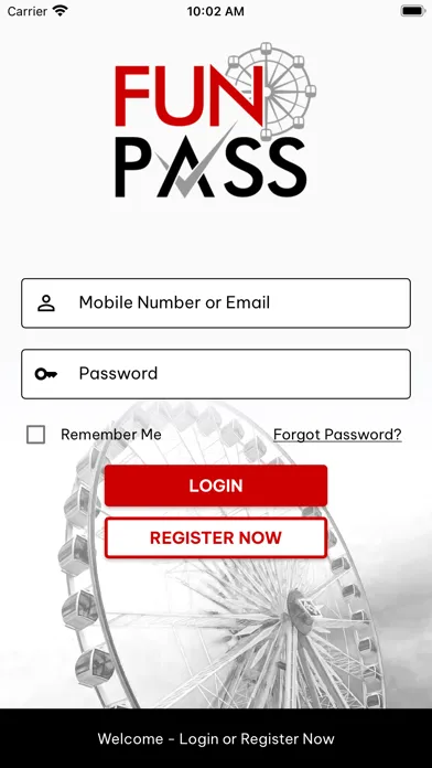 Zrzuty ekranu FunPass