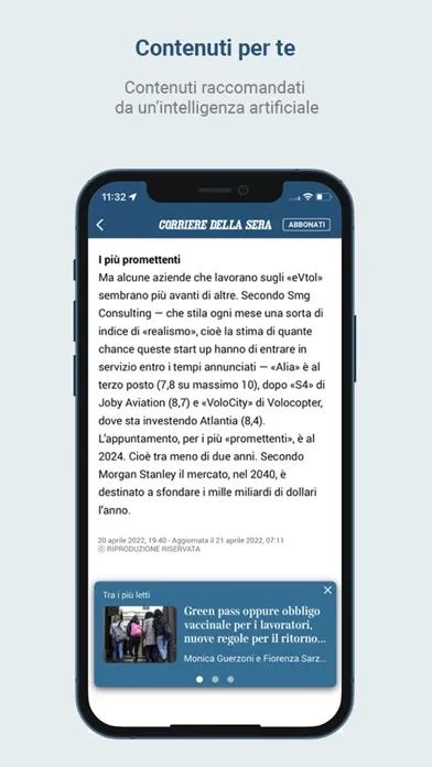 Screenshot di Corriere della Sera - Online