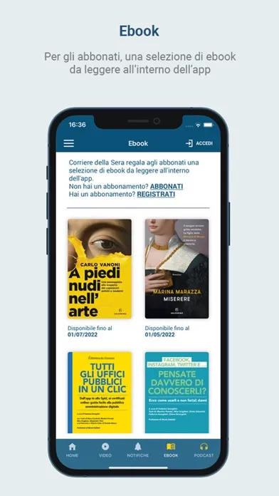 Screenshot di Corriere della Sera - Online