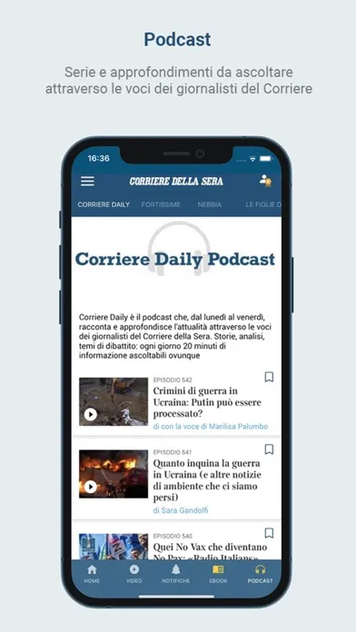 Screenshot di Corriere della Sera - Online