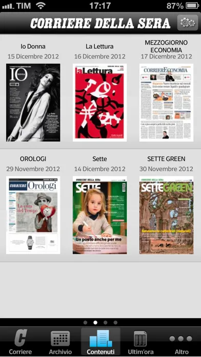 Corriere della Sera - Digital Edition per iPhone应用截图