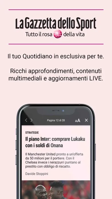 Capturas de pantalla de Gazzetta Reader
