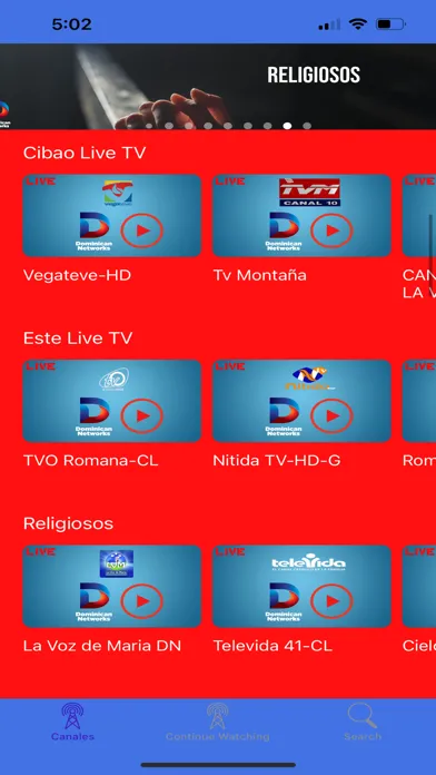 Zrzuty ekranu Dominican Networks