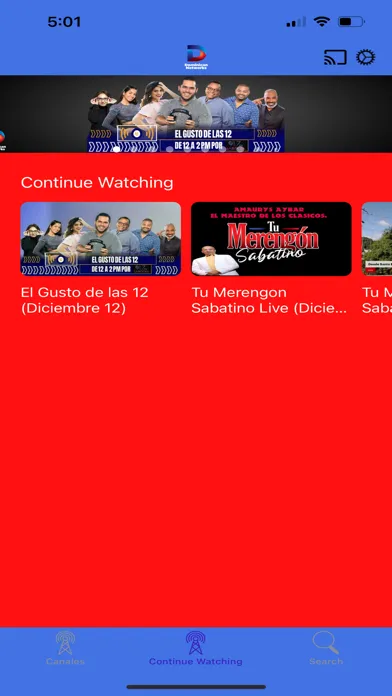 Zrzuty ekranu Dominican Networks