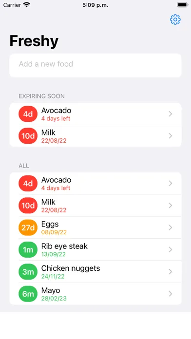 Freshy: Expiration Tracker স্ক্রিনশট