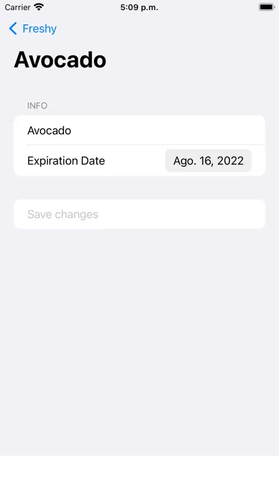 Freshy: Expiration Tracker স্ক্রিনশট