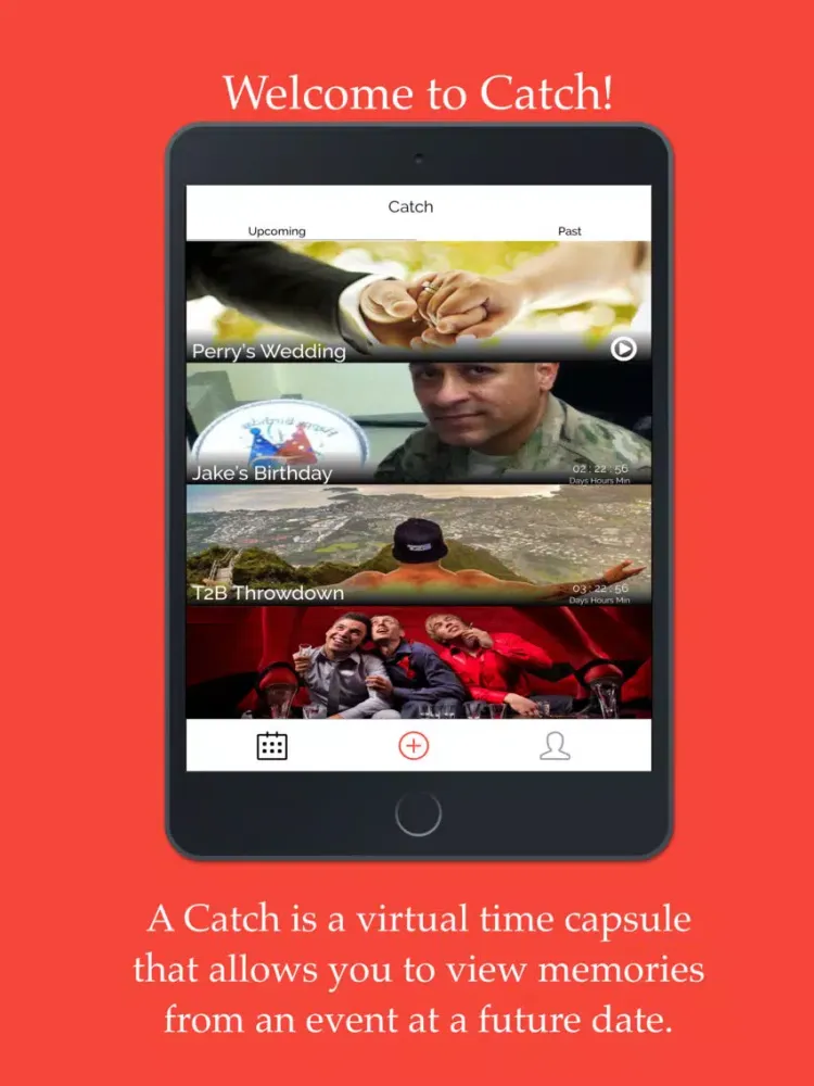 Catch - Time Capsule iPad  Screenshots
