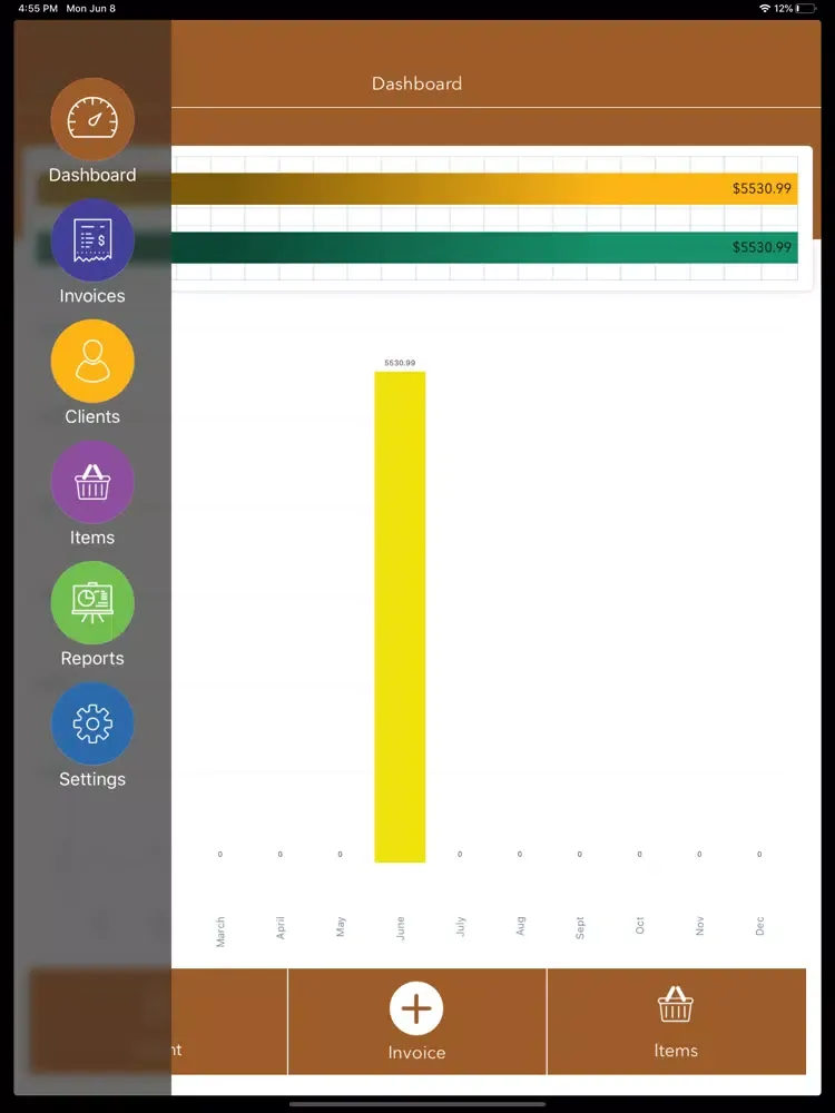 Invoice Pro : Receipt Expert iPad  Screenshots