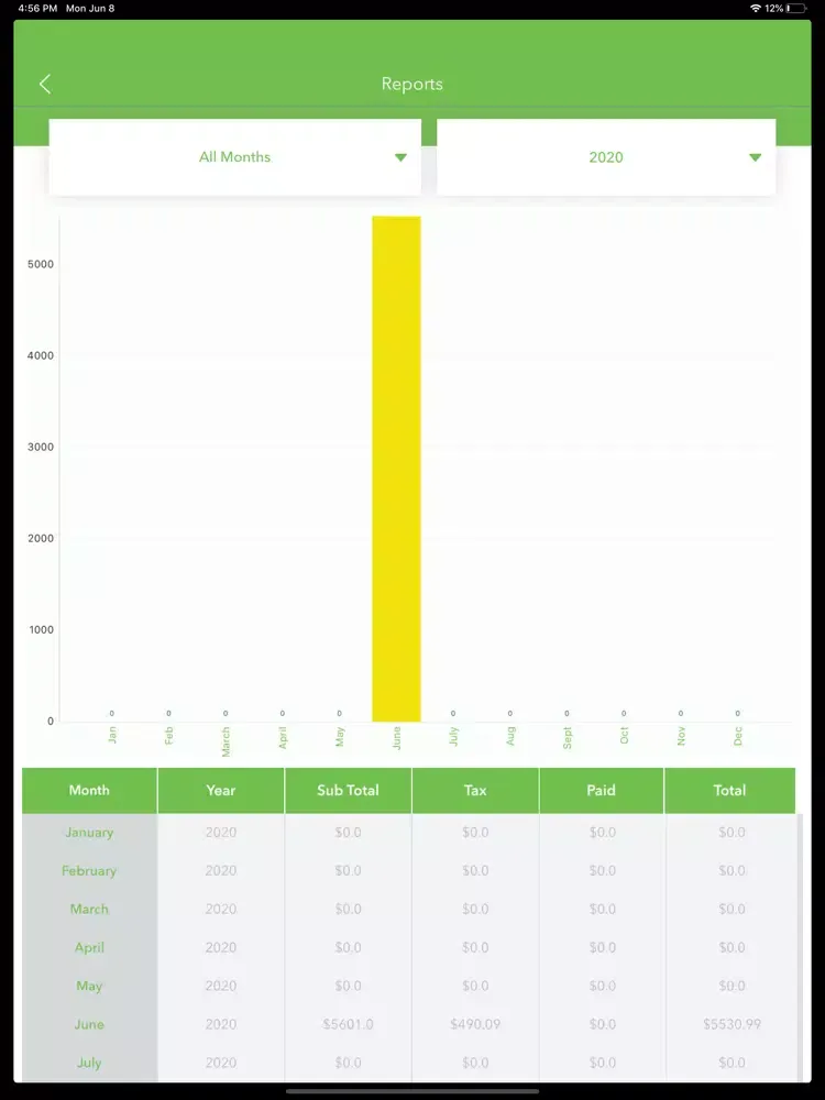 Invoice Pro : Receipt Expert iPad  Screenshots