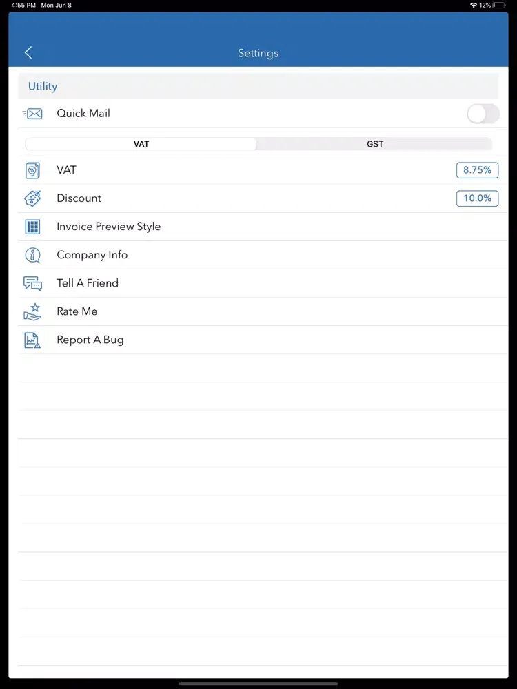 Invoice Pro : Receipt Expert iPad  Screenshots