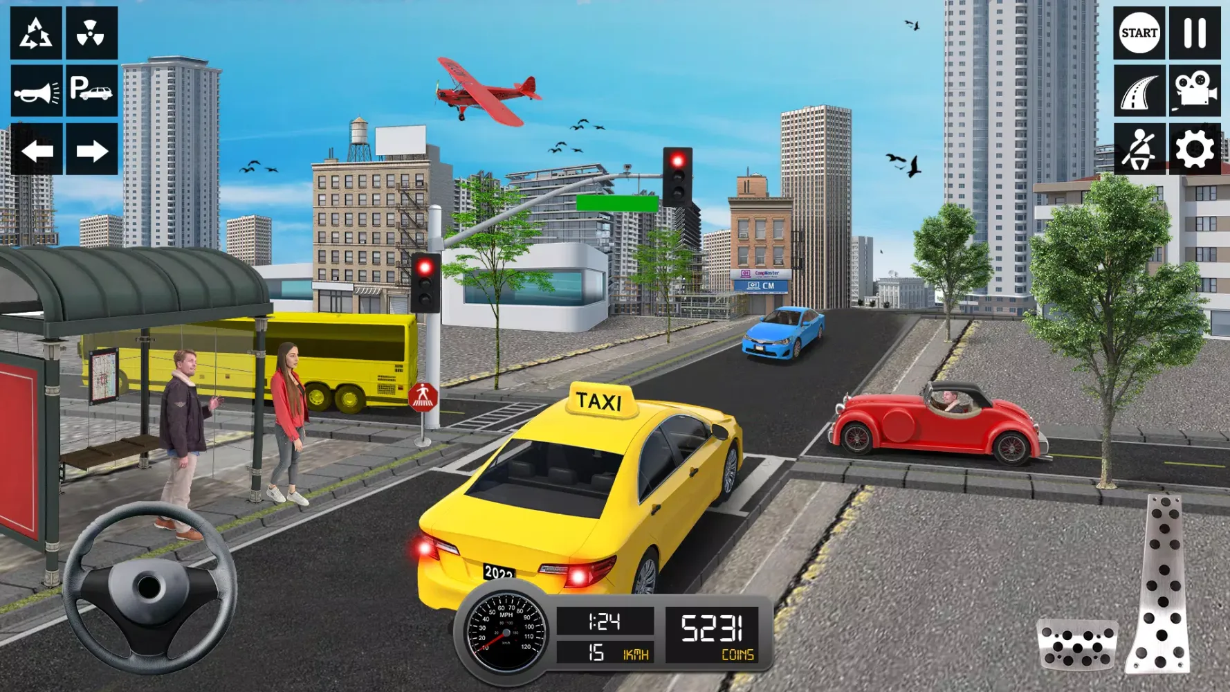 Taxi Simulator 24 - Taxi Games 스크린샷