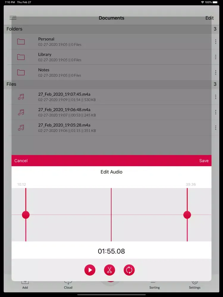 Voice Recorder : Playback Memo iPad  Ekran Görüntüleri