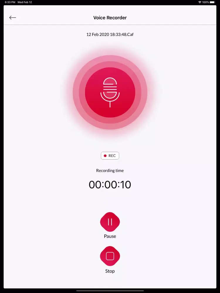 Voice Recorder : Playback Memo iPad  Ekran Görüntüleri