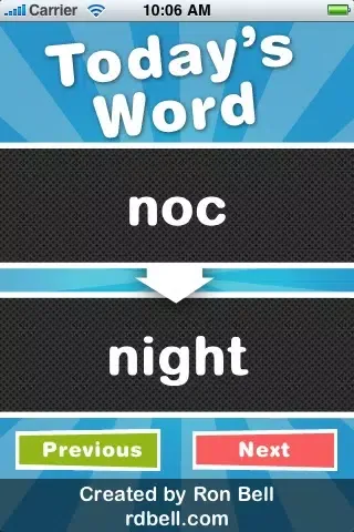 Captures d'écran de Polish Word of the Day! (FREE)