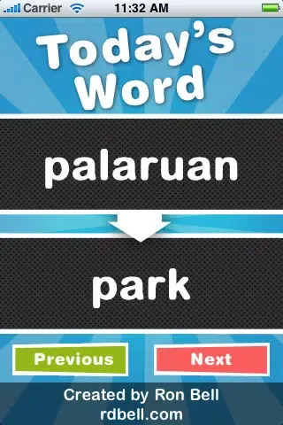 Tagalog Word of the Day (Filipino) Screenshots