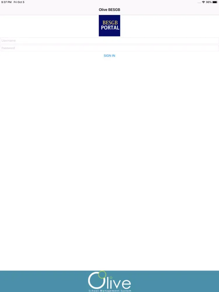 BESGB Portal iPad  स्क्रीनशॉट