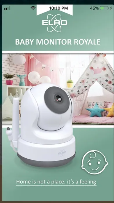 ภาพหน้าจอของ Elro Babycam