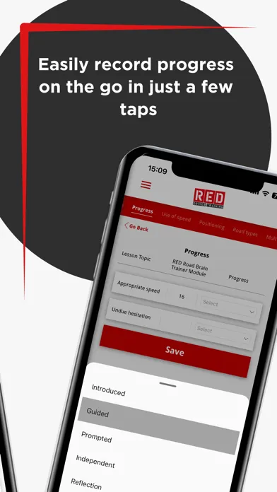 RED Instructor Progress App 스크린샷