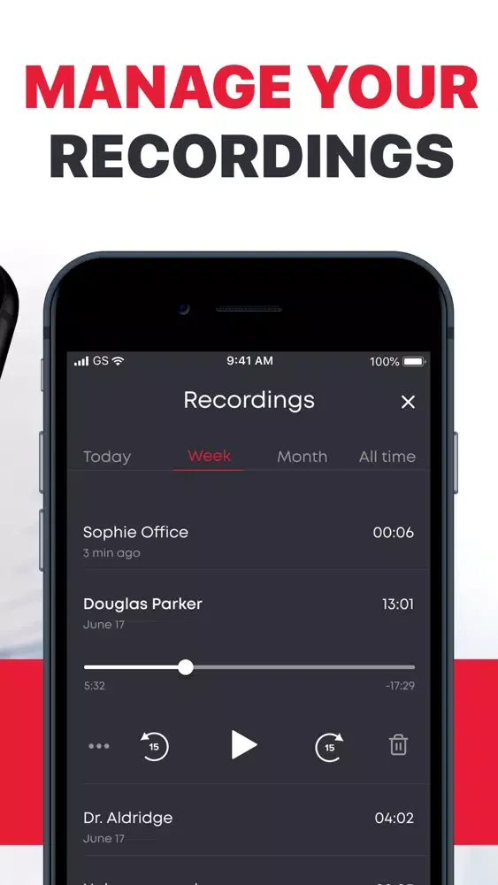 Recall: Voice Call Recorder應用截圖