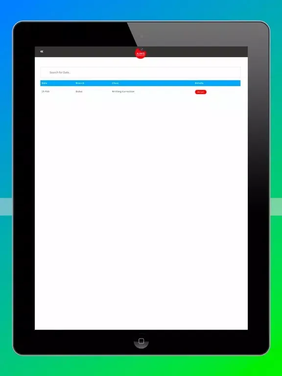 REACH AIMS iPad  स्क्रीनशॉट