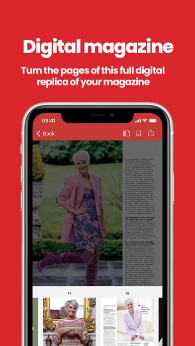 Captures d'écran de RSVP Magazine