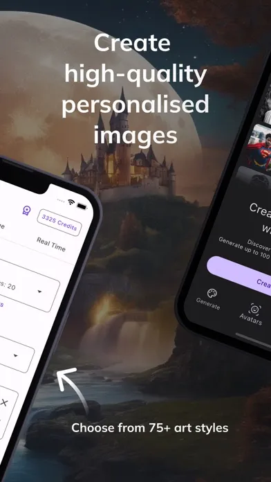 Скриншоты ArtOut - AI Photo Generator