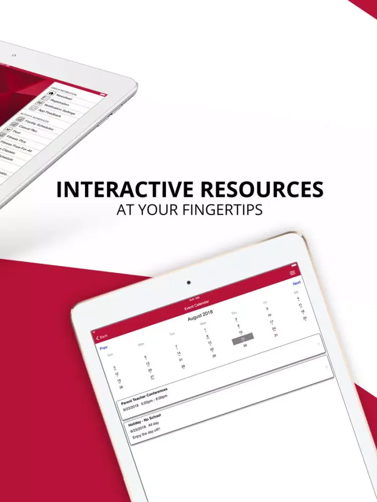 Queen's Athletics & Recreation iPad  Screenshots
