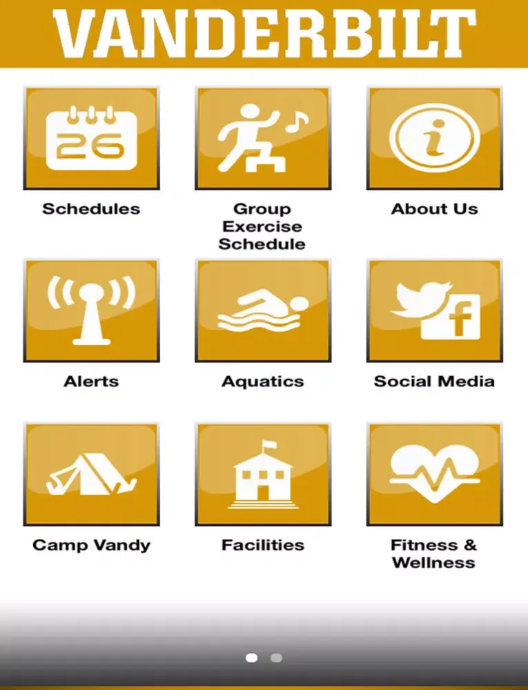 Vanderbilt RWC iPad Screenshots