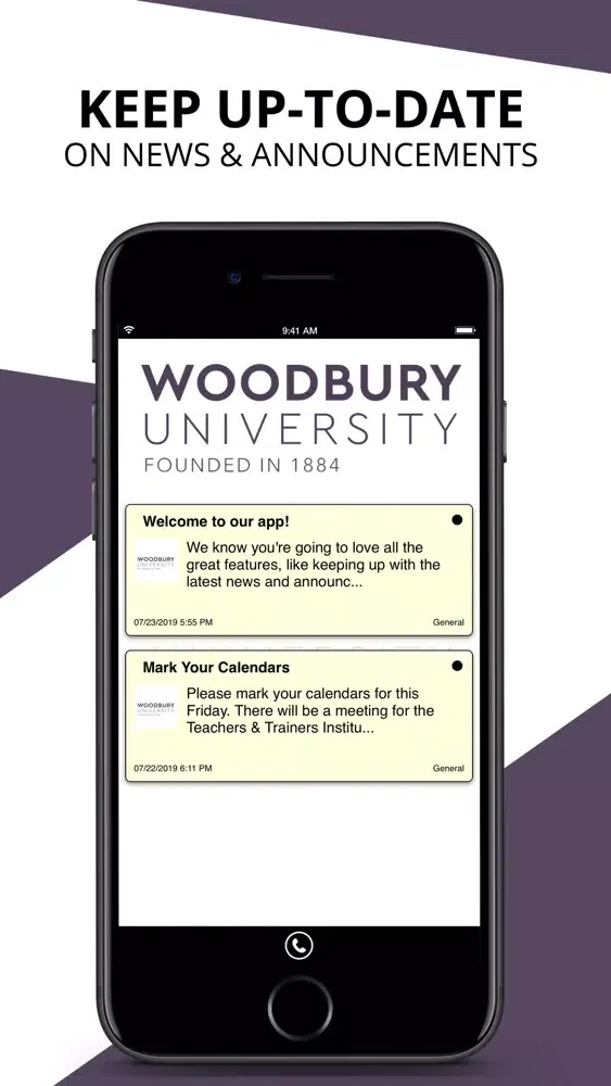 Woodbury University Events应用截图