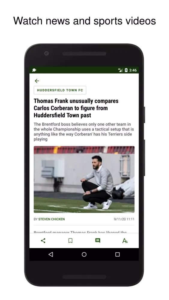 Screenshot di Football Yorkshire