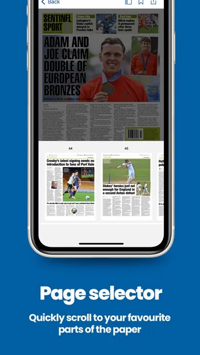 Stoke Sentinel Newspaper Screenshots