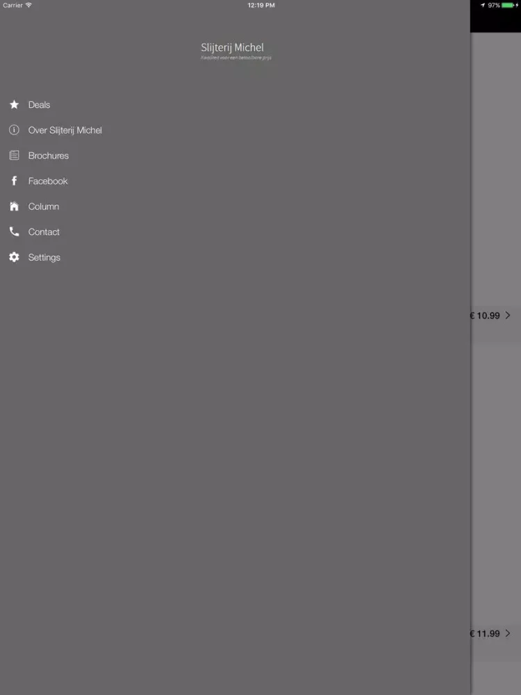 Capturas de pantalla de Slijterij Michel Bussum iPad 