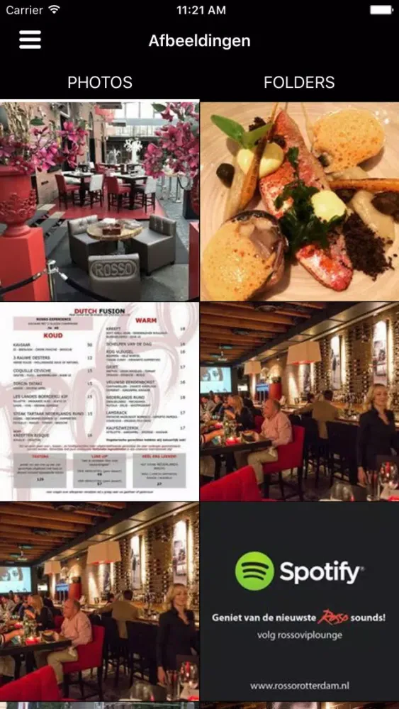 Capturas de tela do Rosso Restaurant