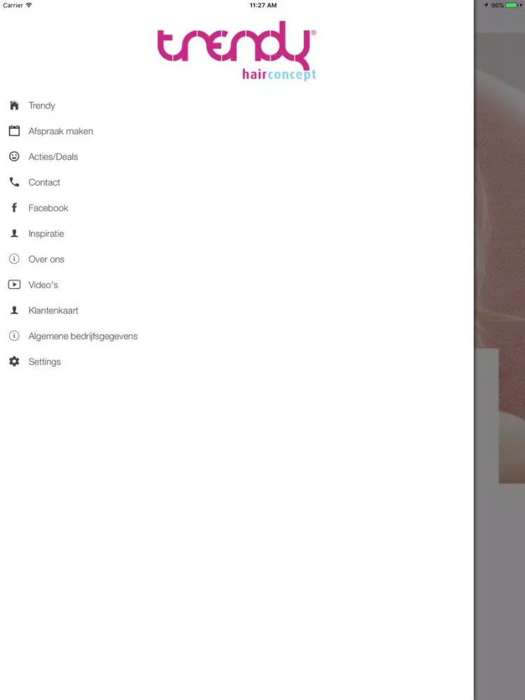 Скриншоты Trendy Hairconcept iPad 