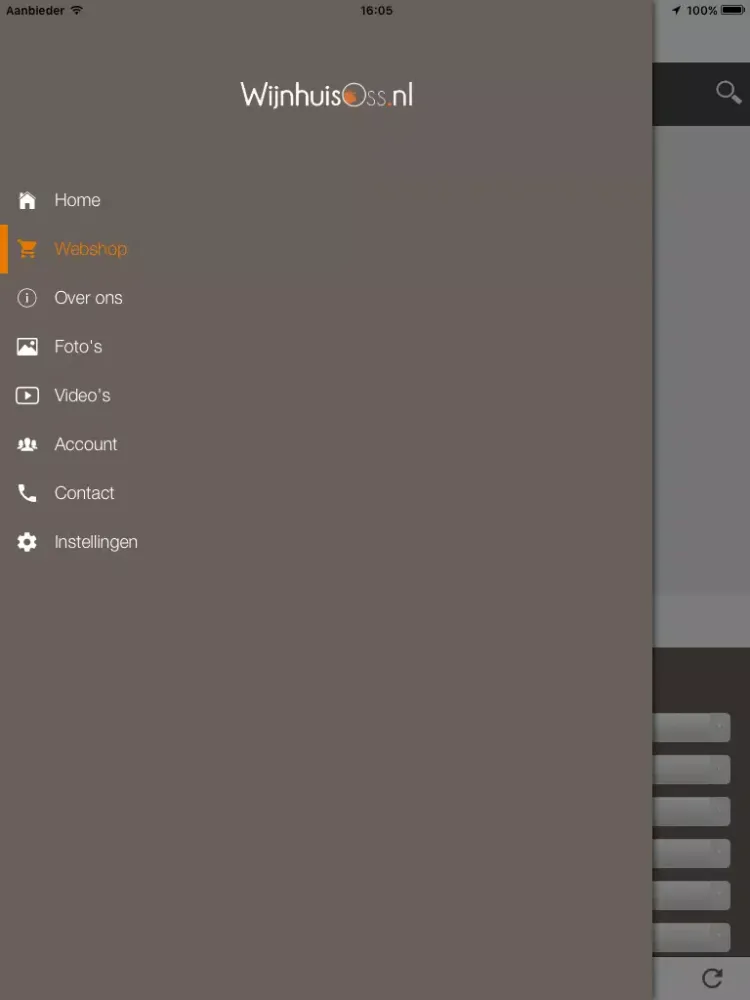 Zrzuty ekranu Wijnhuis Oss iPad 