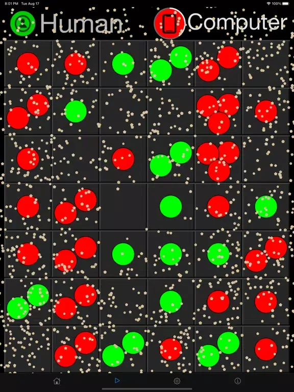 Tangkapan layar ChainReaction:Core iPad 