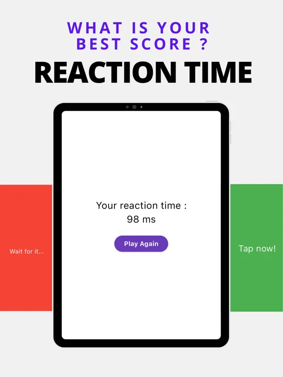 Reaction Time - Reflex Test iPad 應用截圖