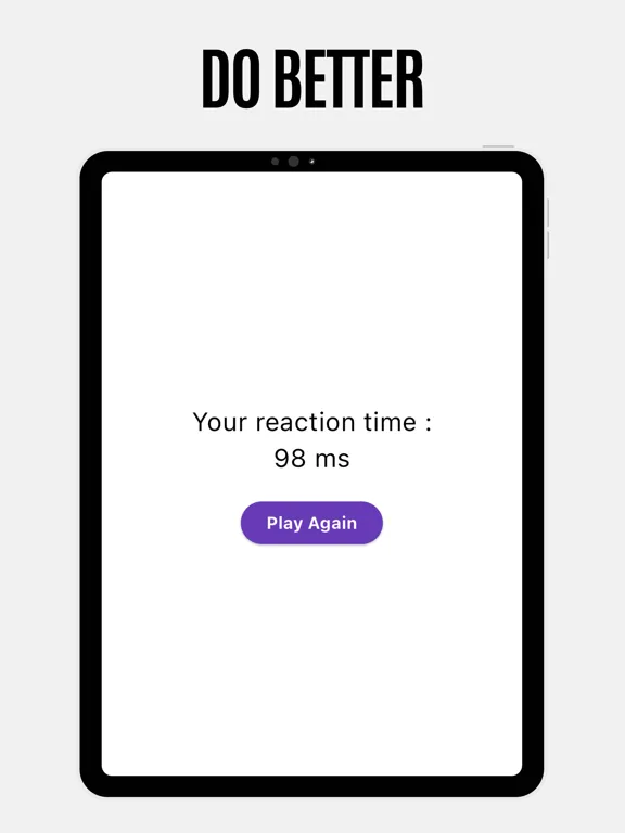 Reaction Time - Reflex Test iPad 應用截圖