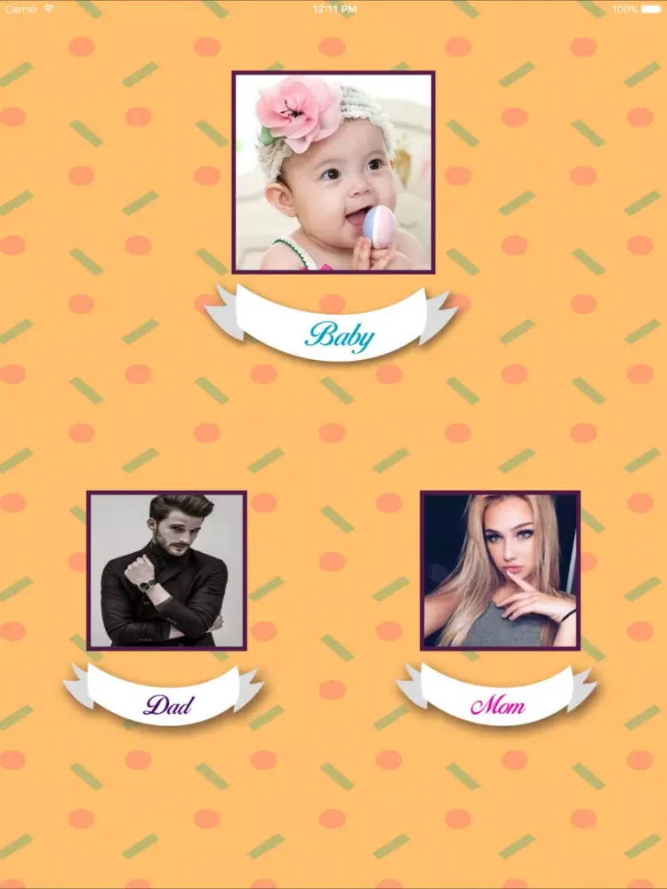Future Baby Generator - Make my Baby iPad 应用截图