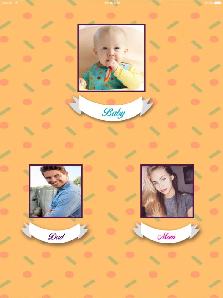 Future Baby Generator - Make my Baby iPad 应用截图